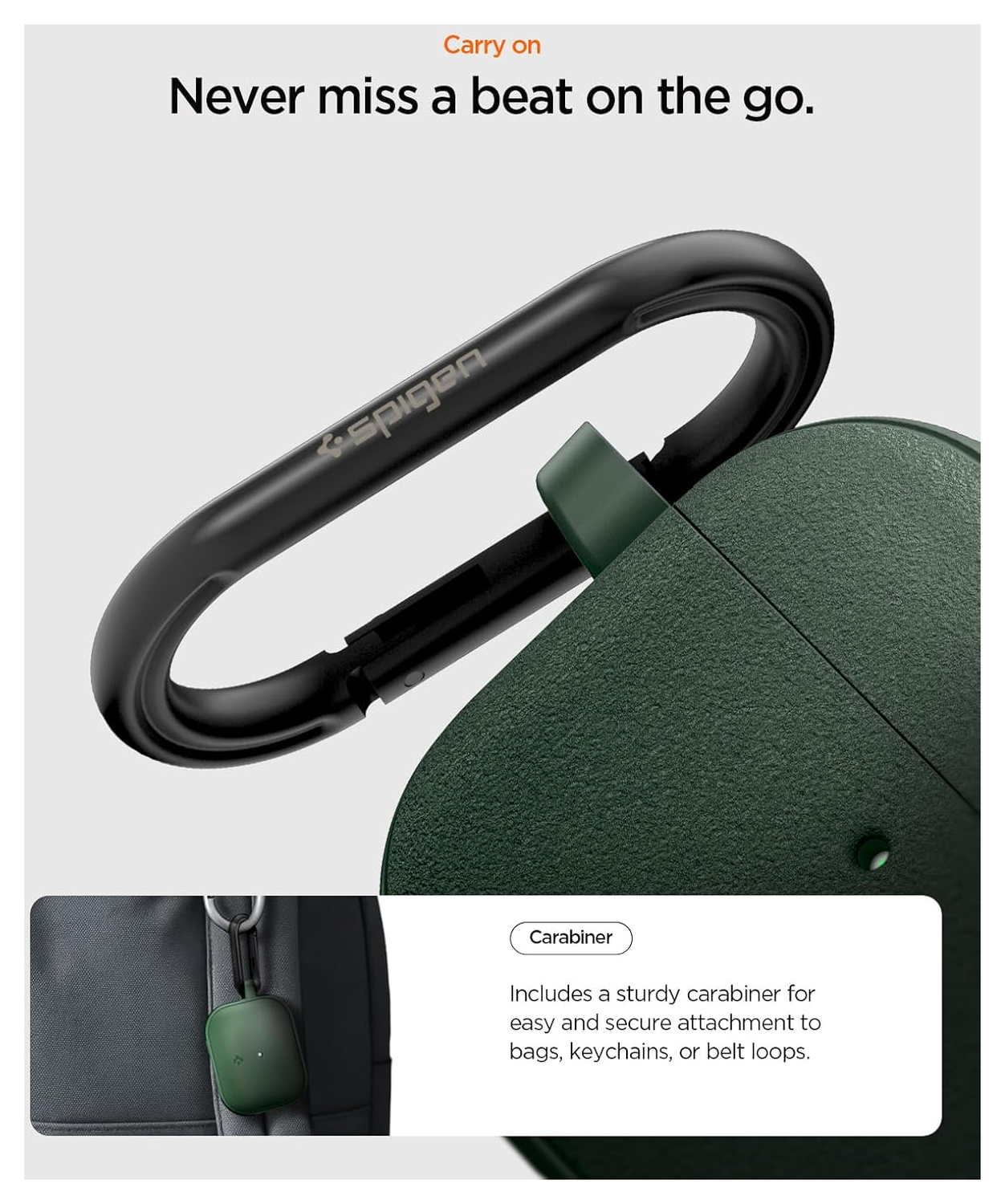 Spigen Vault Case AirPods Pro 3 Hoesje met Magneetsluiting Groen afbeelding 7