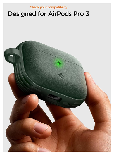 Spigen Vault Case AirPods Pro 3 Hoesje met Magneetsluiting Groen afbeelding 2