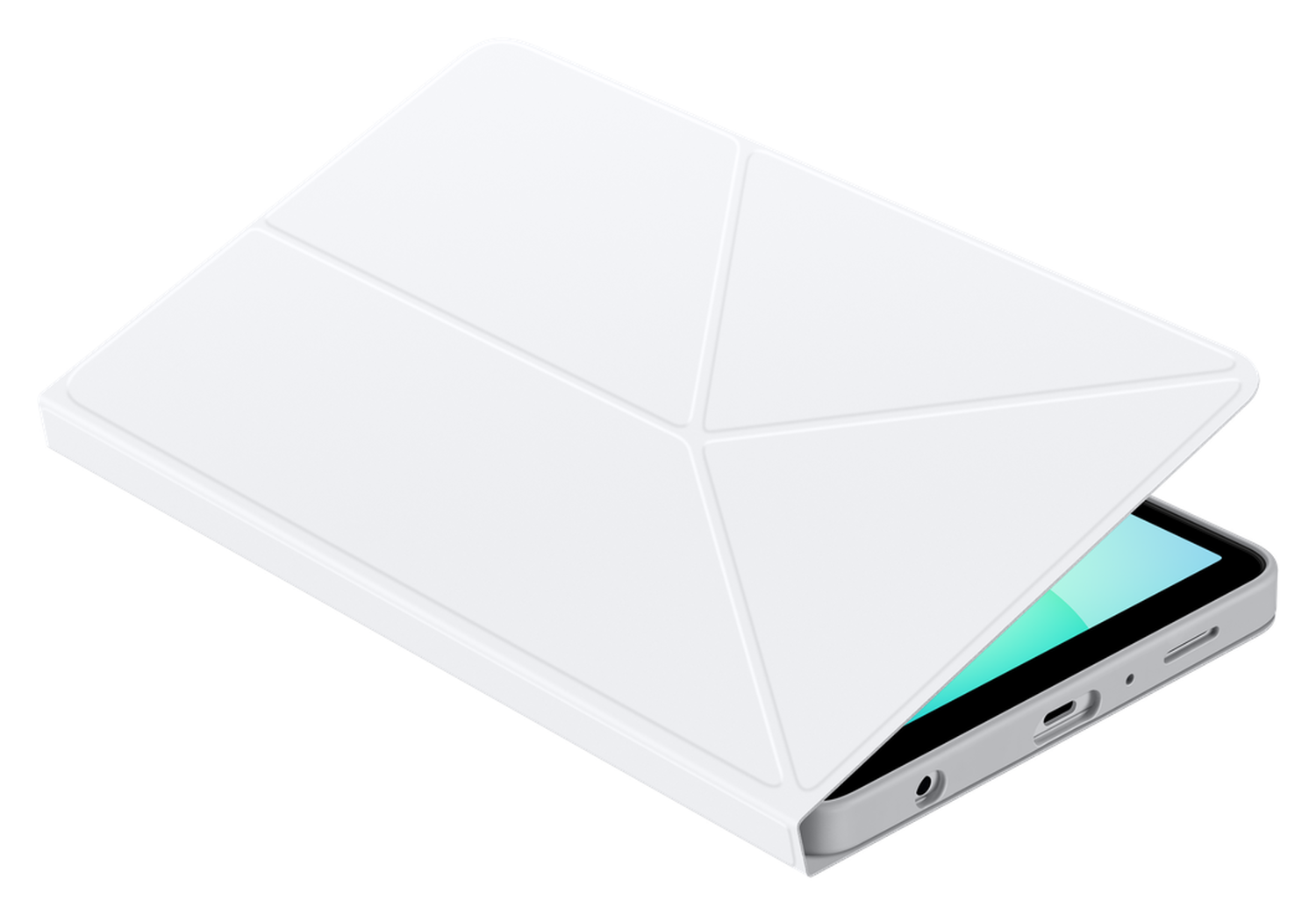 Originele Samsung Galaxy Tab A11 Hoes Vouwbare Book Cover Wit afbeelding 5