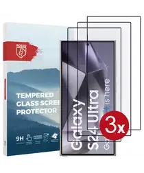 Triple Pack Rosso Samsung Galaxy S24 Ultra 9H Tempered Glass afbeelding