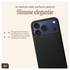 AVY Apple iPhone 17 Pro Max Zwart Leren Hoesje met Koord Silver Spark afbeelding 5