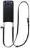 AVY Apple iPhone 17 Pro Max Zwart Leren Hoesje met Koord Long Leather afbeelding 1