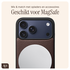 AVY Apple iPhone 17 Pro Max Bruin Leren Hoesje met Koord Silver Spark afbeelding 6