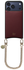 AVY Apple iPhone 17 Pro Max Burgundy Leren Hoesje met Koord Aurum Lien