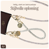 AVY Apple iPhone 15 Bruin Leren Hoesje met Koord Silver Spark Set afbeelding 9