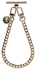 AVY Apple iPhone 15 Beige Leren Hoesje met Koord Leather and Gold afbeelding 13