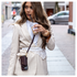 AVY Apple iPhone 15 Pro Bruin Leren Hoesje met Koord Long Leather afbeelding 5