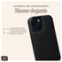 AVY Apple iPhone 13 / 14 Zwart Leren Hoesje met Koord Cupid Black afbeelding 7