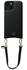 AVY Apple iPhone 13 / 14 Zwart Leren Hoesje met Koord Short Leather