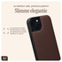 AVY Apple iPhone 13 / 14 Bruin Leren Hoesje met Koord Aurum Lien afbeelding 7