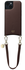 AVY Apple iPhone 13 / 14 Bruin Leren Hoesje met Koord Short Leather
