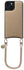 AVY Apple iPhone 13 / 14 Beige Leren Hoesje met Koord Aurum Lien