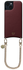 AVY Apple iPhone 13 / 14 Burgundy Leren Hoesje met Koord Aurum Lien