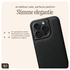 AVY Apple iPhone 14 Pro Zwart Leren Hoesje met Koord Silver Spark afbeelding 5
