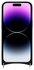 AVY Apple iPhone 14 Pro Zwart Leren Hoesje met Koord Cupid Black afbeelding 12