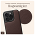 AVY Apple iPhone 14 Pro Bruin Leren Hoesje met Koord Aurum Lien afbeelding 5
