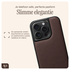 AVY Apple iPhone 14 Pro Bruin Leren Hoesje met Koord Aurum Lien afbeelding 7