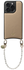 AVY Apple iPhone 14 Pro Beige Leren Hoesje met Koord Perla Chic