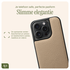 AVY Apple iPhone 14 Pro Beige Leren Hoesje met Koord Silver Spark afbeelding 6