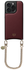 AVY Apple iPhone 14 Pro Burgundy Leren Hoesje met Koord Aurum Lien