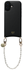 AVY Apple iPhone 16 Zwart Leren Hoesje met Koord Perla Chic afbeelding 1