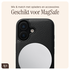 AVY Apple iPhone 16 Zwart Leren Hoesje met Koord Perla Chic afbeelding 8