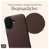 AVY Apple iPhone 16 Bruin Leren Hoesje met Koord Aurum Lien afbeelding 6