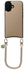 AVY Apple iPhone 16 Beige Leren Hoesje met Koord Aurum Lien