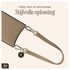 AVY Apple iPhone 16 Beige Leren Hoesje met Koord Short Leather afbeelding 9