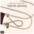 AVY Apple iPhone 16 Burgundy Leren Hoesje met Koord Aurum Lien Set afbeelding 9