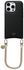 AVY Apple iPhone 16 Pro Zwart Leren Hoesje met Koord Aurum Lien