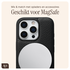 AVY Apple iPhone 16 Pro Zwart Leren Hoesje met Koord Silver Spark afbeelding 6