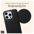 AVY Apple iPhone 16 Pro Zwart Leren Hoesje met Koord Silver Spark afbeelding 7