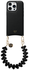 AVY Apple iPhone 16 Pro Zwart Leren Hoesje met Koord Cupid Black