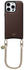 AVY Apple iPhone 16 Pro Bruin Leren Hoesje met Koord Aurum Lien afbeelding 1