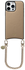AVY Apple iPhone 16 Pro Beige Leren Hoesje met Koord Aurum Lien