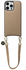 AVY Apple iPhone 16 Pro Beige Leren Hoesje met Koord Short Leather