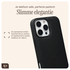 AVY Apple iPhone 16 Pro Max Zwart Leren Hoesje met Koord Silver Spark afbeelding 6