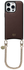 AVY Apple iPhone 16 Pro Max Bruin Leren Hoesje met Koord Aurum Lien