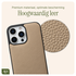 AVY Apple iPhone 16 Pro Max Beige Leren Hoesje met Koord Perla Chic afbeelding 6