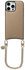 AVY Apple iPhone 16 Pro Max Beige Leren Hoesje met Koord Aurum Lien