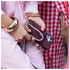 AVY Apple iPhone 16 Pro Max Burgundy Leren Hoesje met Koord Leather and Silver afbeelding 2