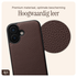 AVY Apple iPhone 17 Bruin Leren Hoesje met Koord Aurum Lien afbeelding 5