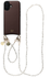 AVY Apple iPhone 17 Bruin Leren Hoesje met Koord Perla Chic Set