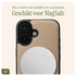 AVY Apple iPhone 17 Beige Leren Hoesje met Koord Perla Chic afbeelding 7