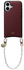 AVY Apple iPhone 17 Burgundy Leren Hoesje met Koord Perla Chic