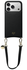AVY Apple iPhone 17 Pro Zwart Leren Hoesje met Koord Short Leather