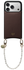 AVY Apple iPhone 17 Pro Bruin Leren Hoesje met Koord Perla Chic