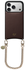 AVY Apple iPhone 17 Pro Bruin Leren Hoesje met Koord Aurum Lien
