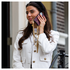 AVY Apple iPhone 17 Pro Bruin Leren Hoesje met Koord Aurum Lien afbeelding 2